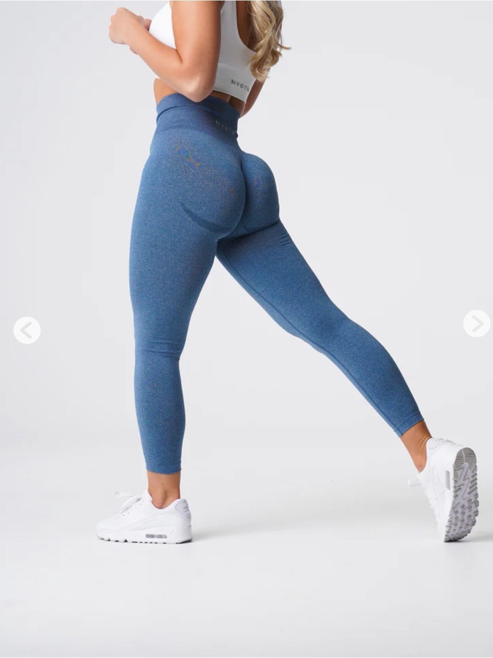 NVGTN Seamless Leggings Slate Blue Small 🫐
